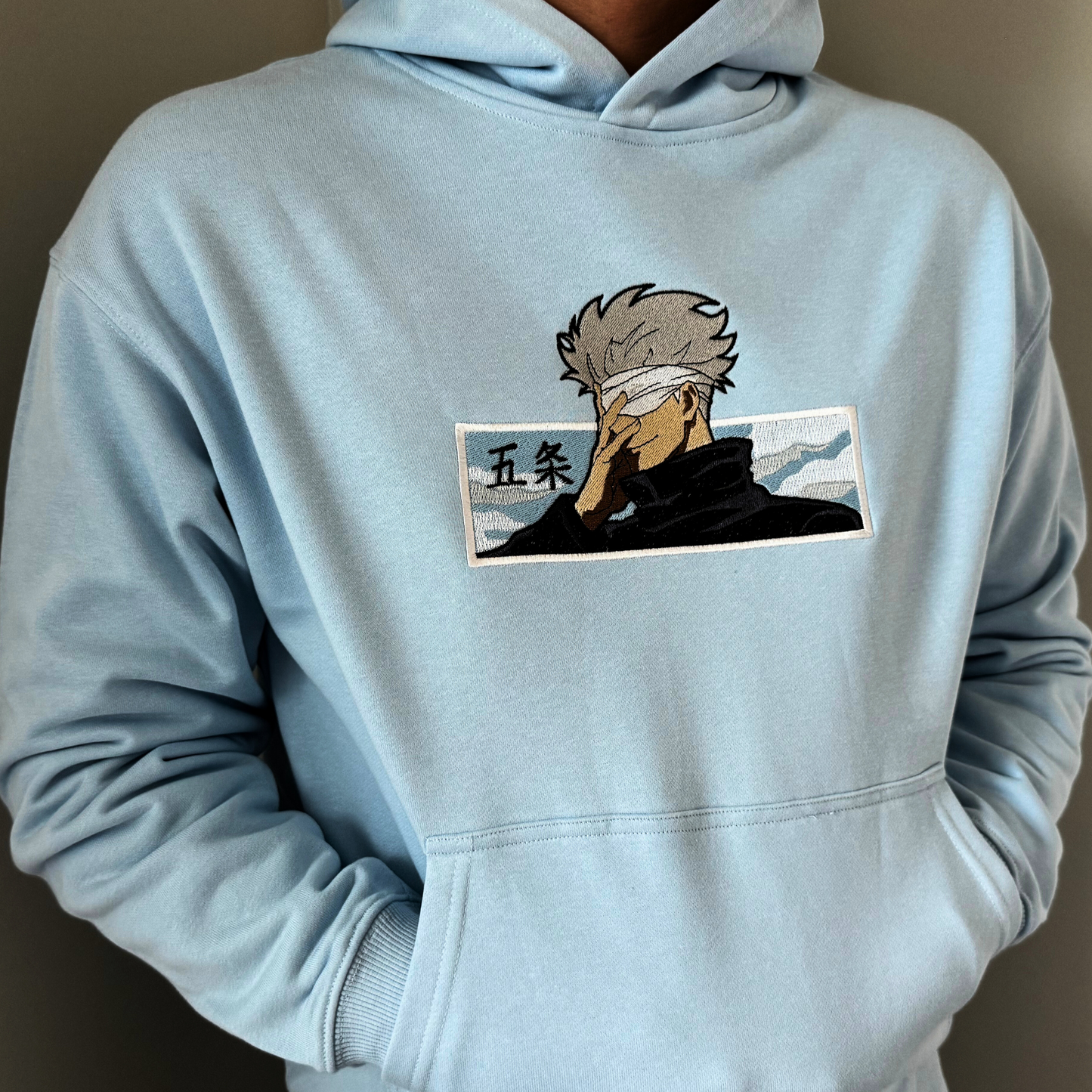 Gojo Satoru Embroidered Hoodie | Jujutsu Kaisen