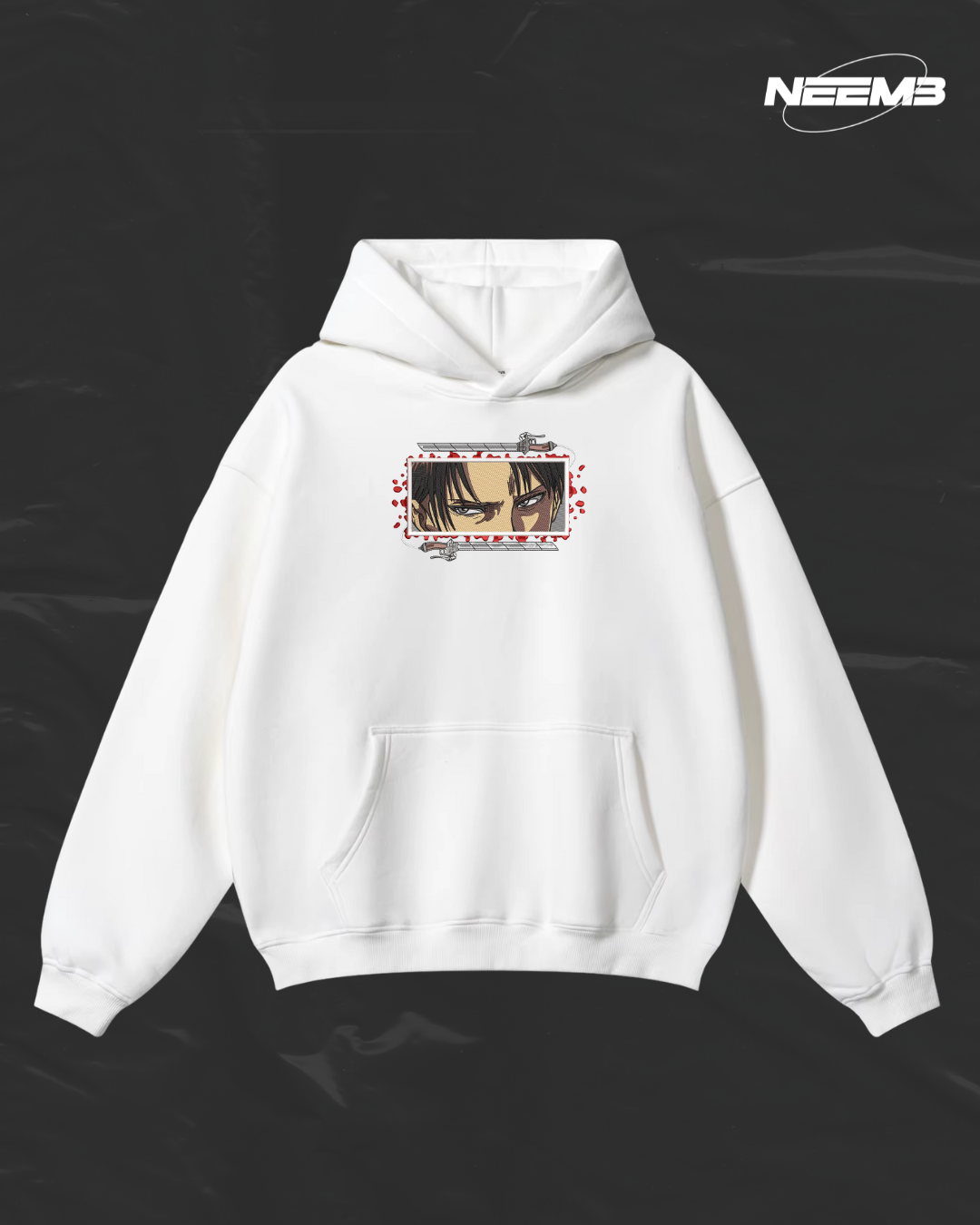 Levi Ackerman — NEEMB Embroidered Hoodie