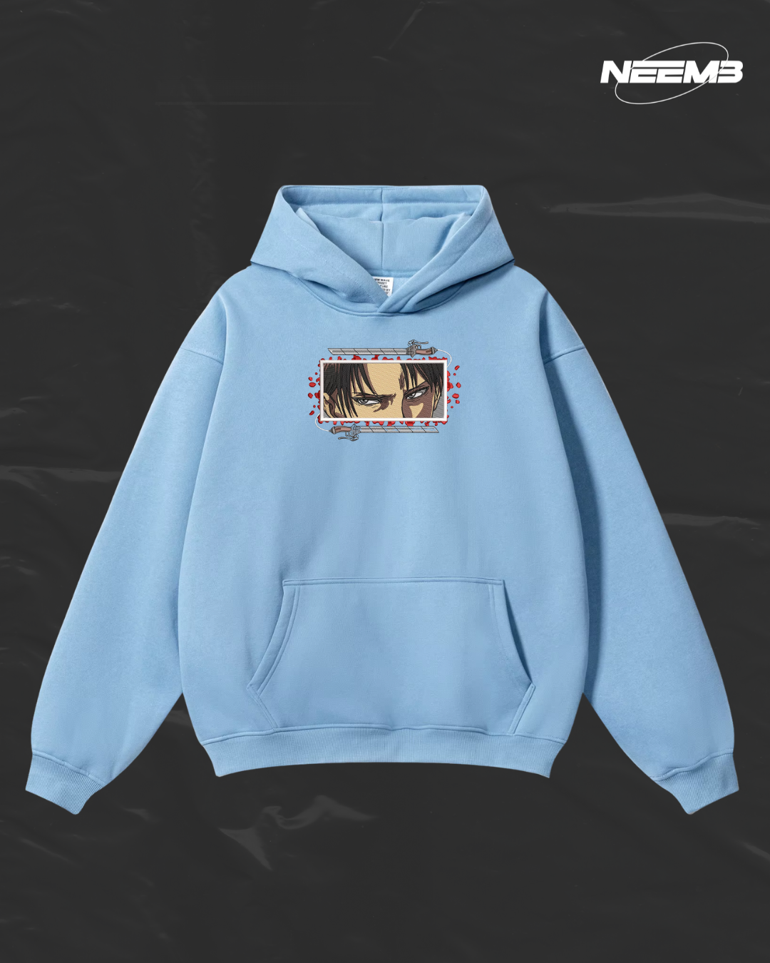 Levi Ackerman — NEEMB Embroidered Hoodie
