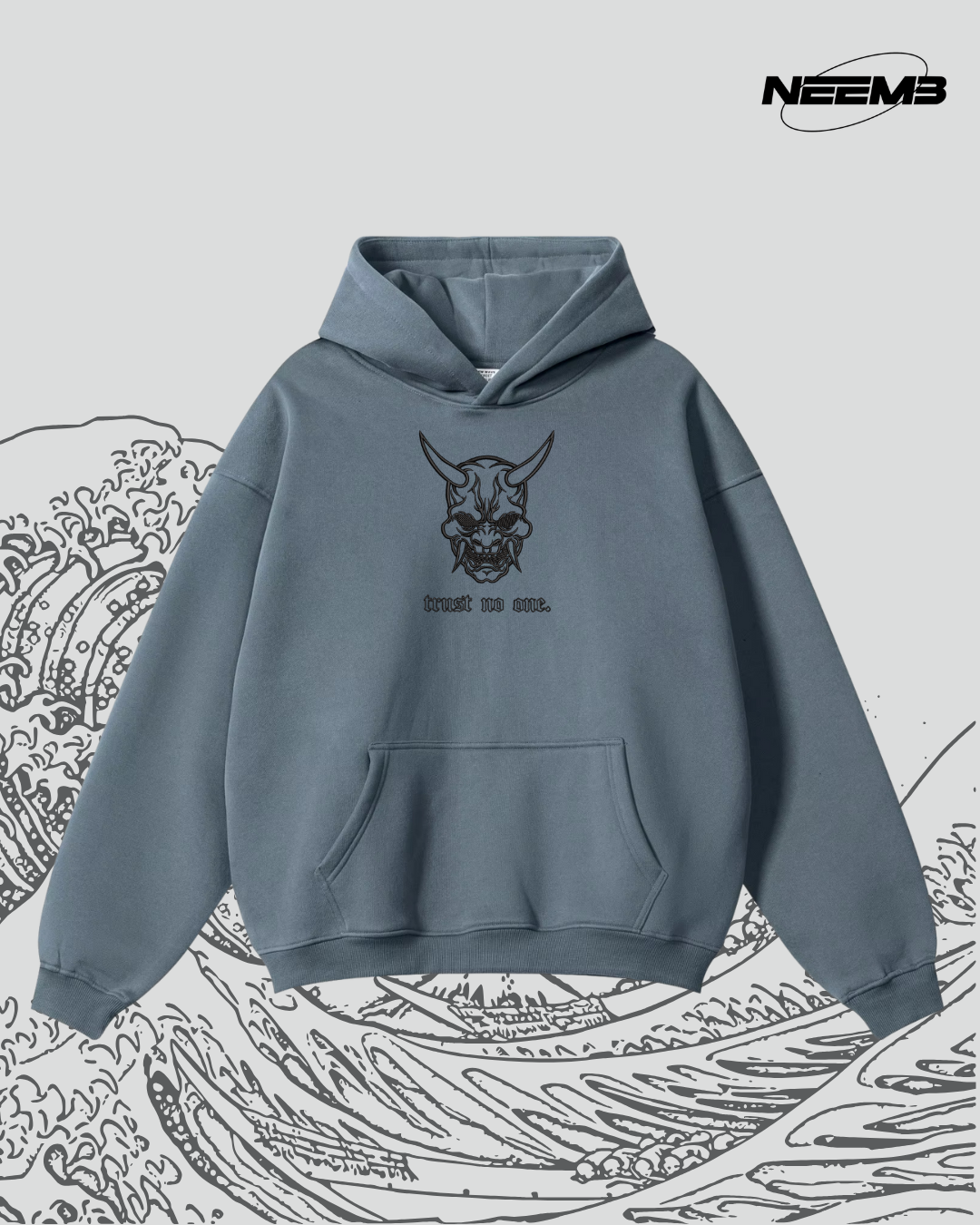 NEEMB Japanese Collection – Trust No One Hoodie