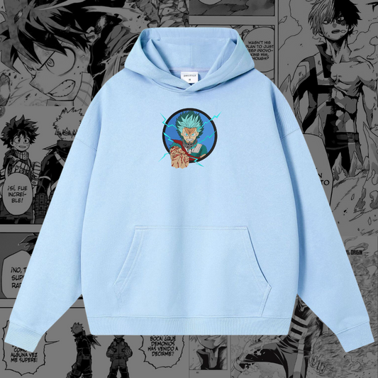 Izuku Midoriya Embroidered Hoodie | My Hero Academia Inspired