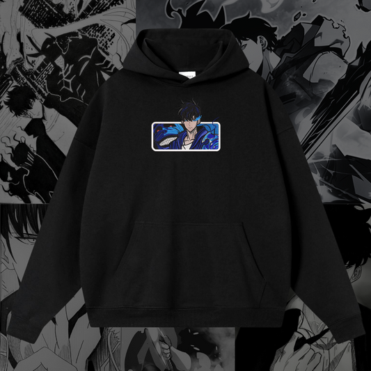 Sung Jinwoo Embroidered Hoodie | Solo Leveling Inspired