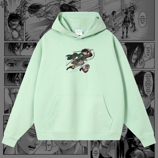 Levi Ackerman Embroidered Hoodie | Attack on Titan
