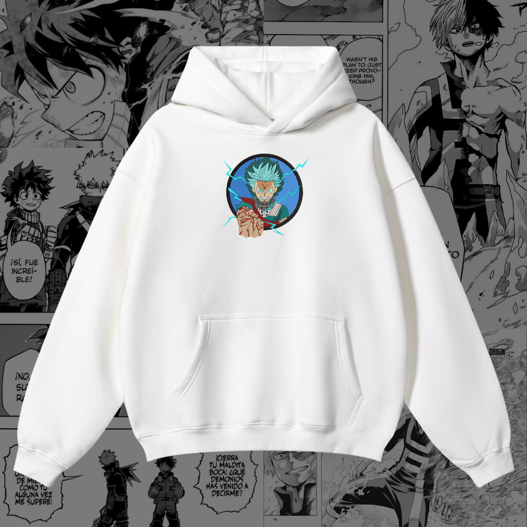 Izuku Midoriya Embroidered Hoodie | My Hero Academia Inspired
